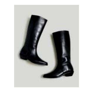 Madewell the Antoine Boot, black leather, size 11